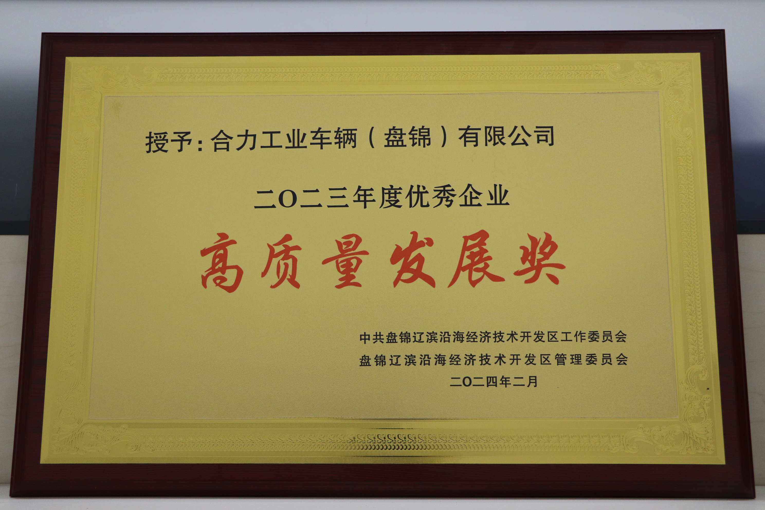 20240220 榮獲新區2023年度優秀企業“高質量發展獎”.JPG